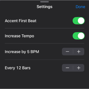 Practice settings